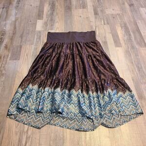 Liz Lange maternity large women's mid length skirt